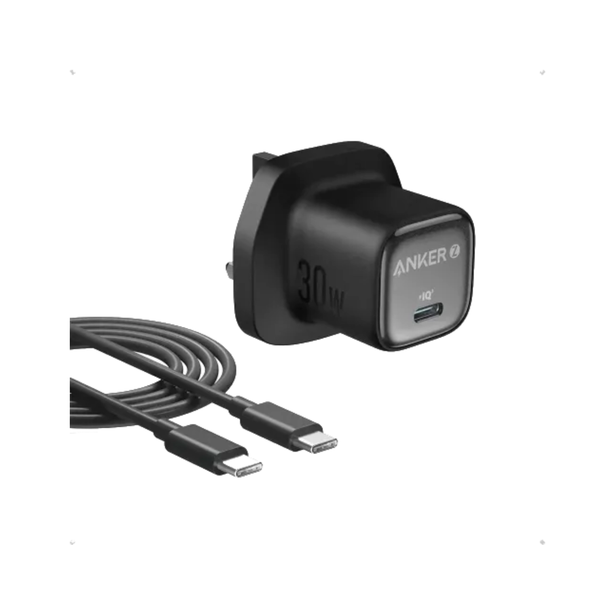 Anker Zolo 30W PD 3.0 Adapter with USB-C Cable 
