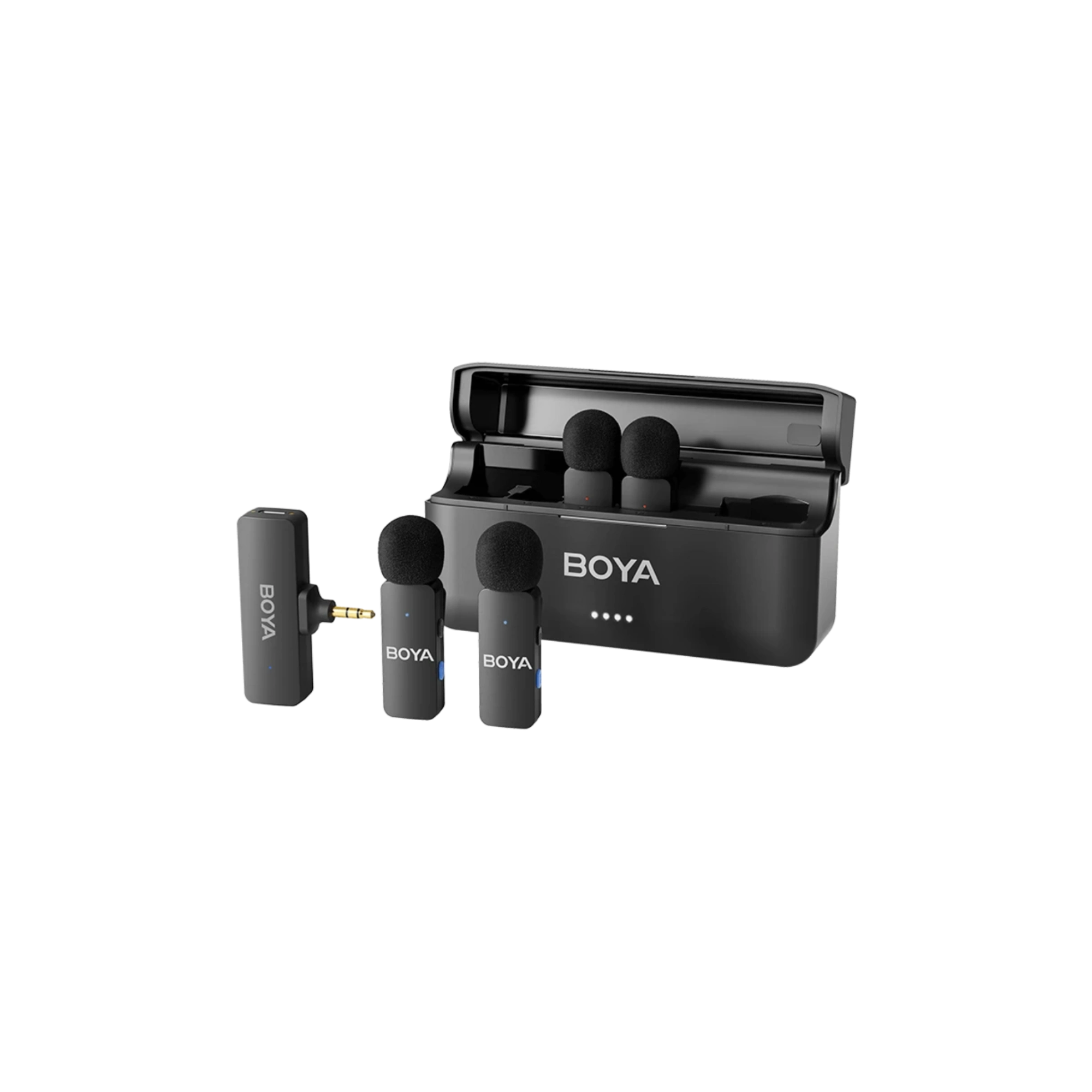 BOYA BY-V4 4-Channel Mini Wireless Microphone 