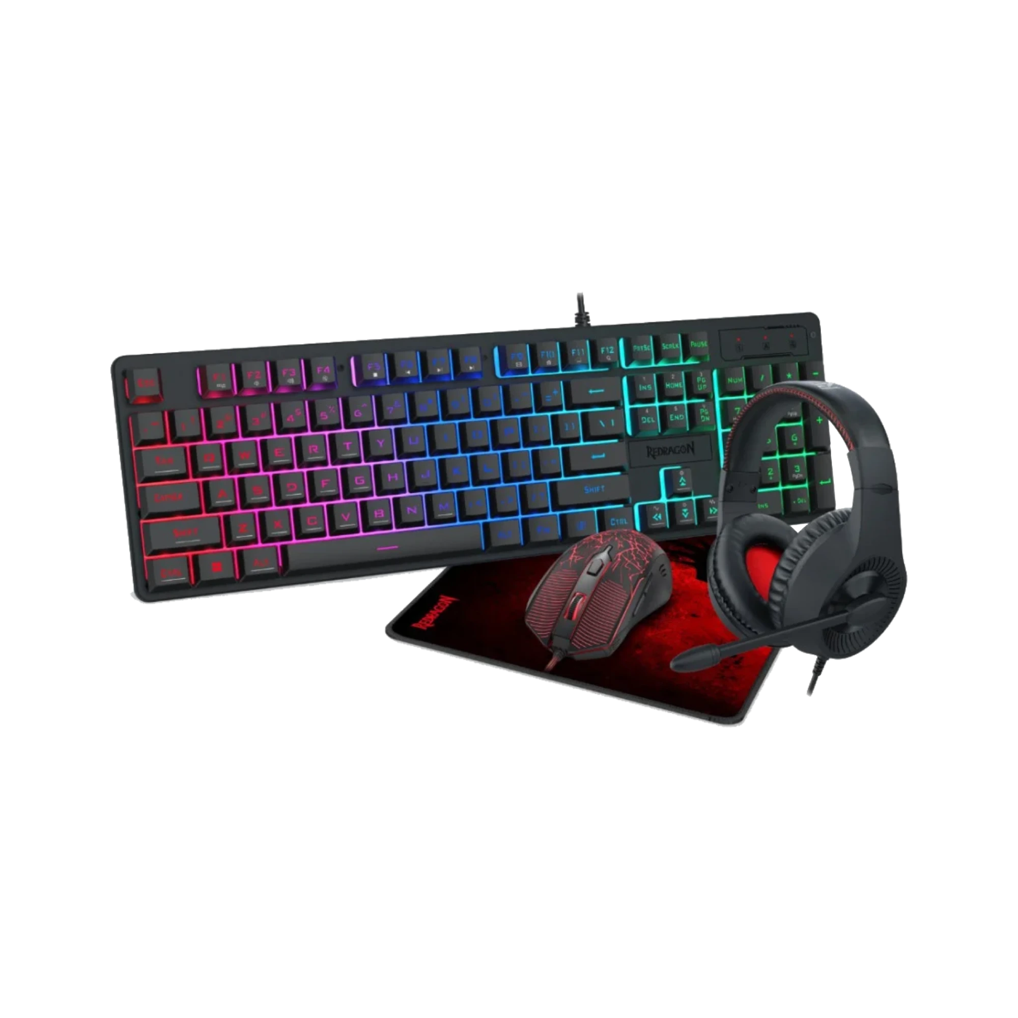 Redragon S107P-BA 4-in-1 Gaming Combo 