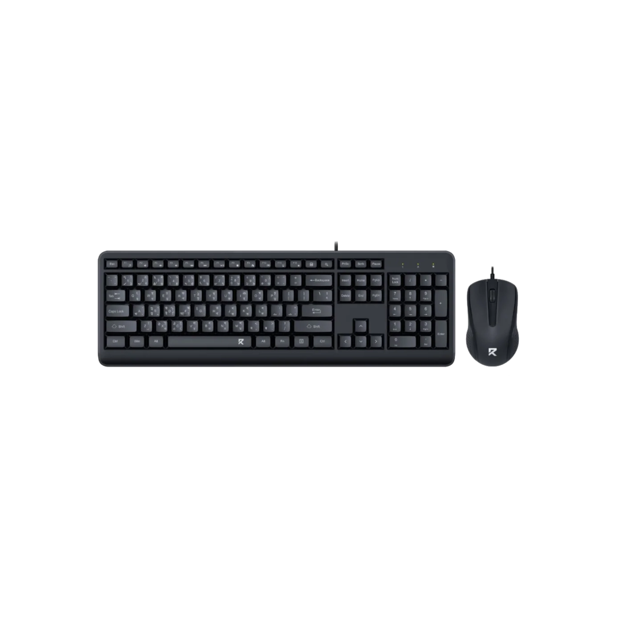 Redragon BS-7092 Wired Keyboard Mouse Combo with Bangla Layout 