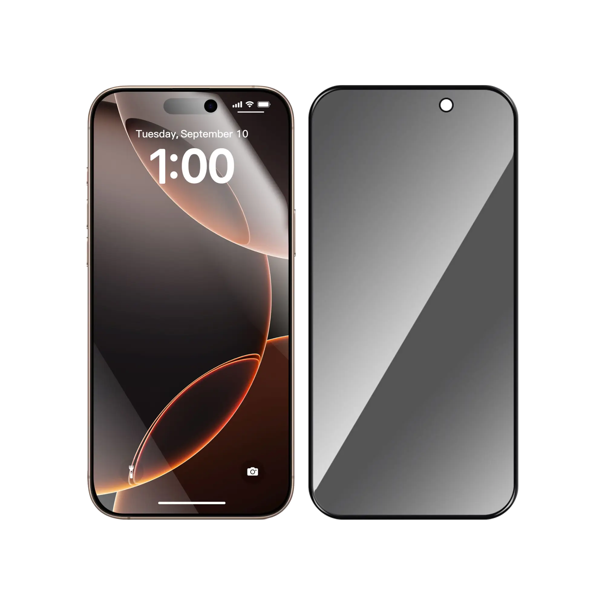 BWOO Privacy Screen Protector for iPhone 16 Pro Max