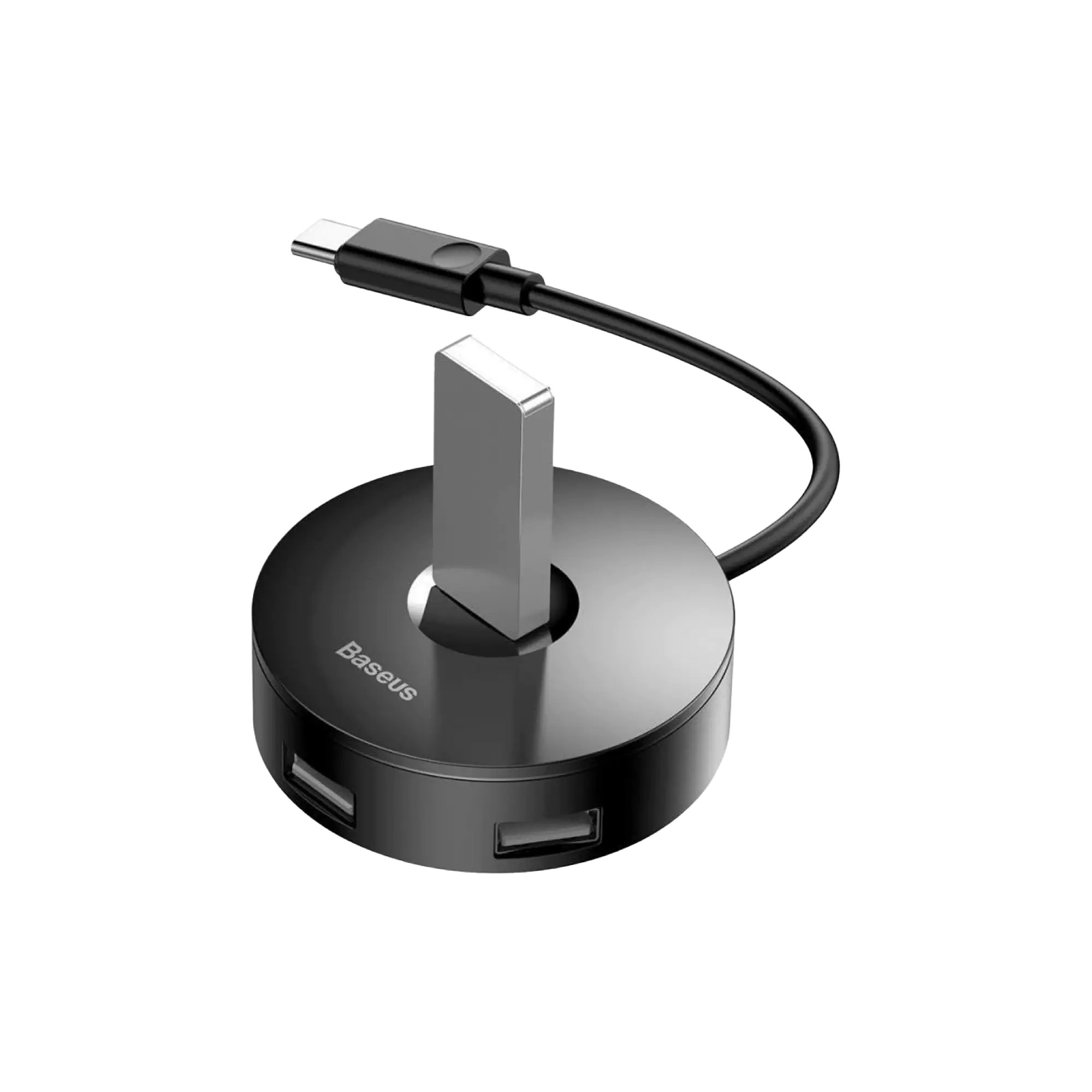 Baseus Round Box HUB Adapter 4-in-1 with Type-C Hub Cable 