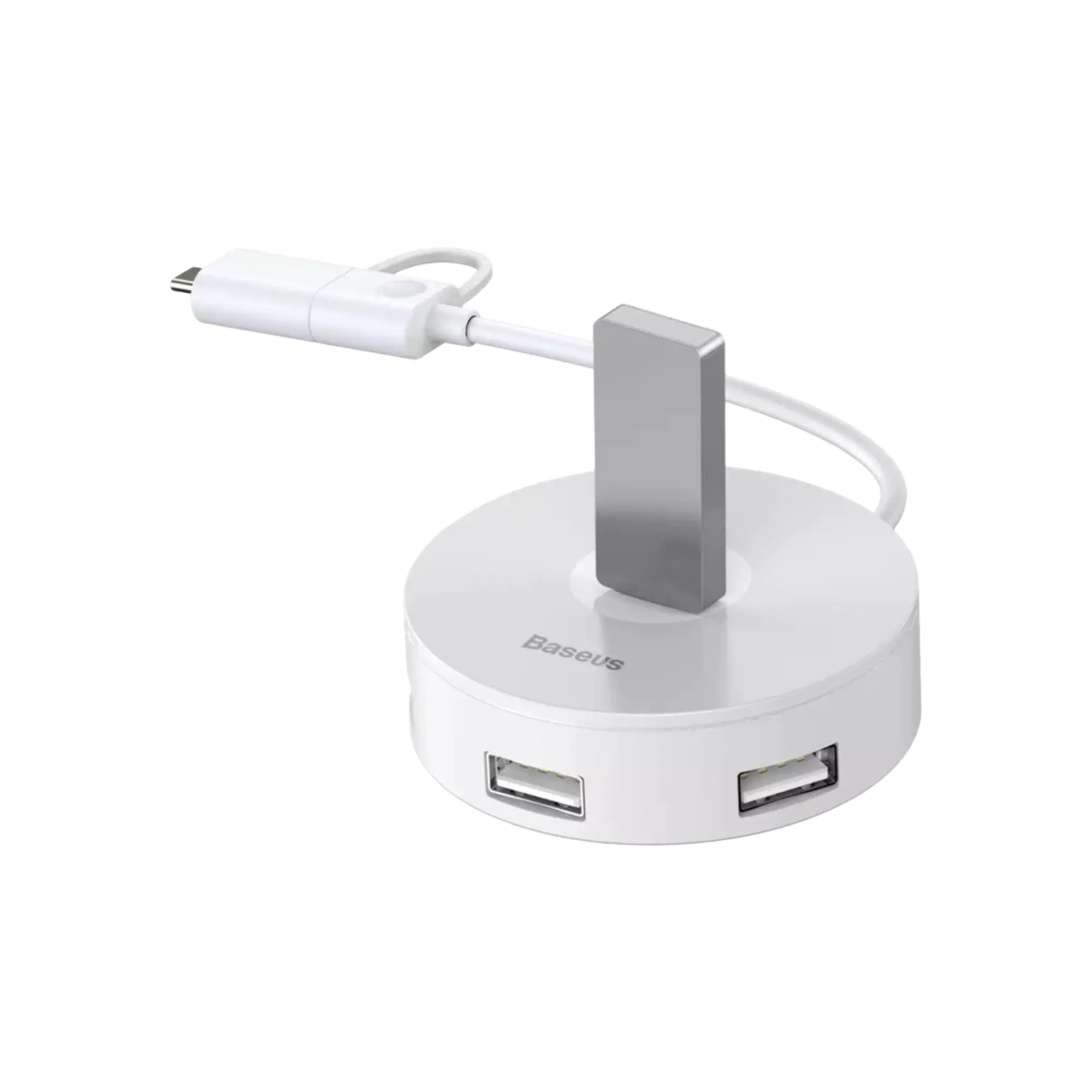 Baseus CAHUB-GB02 Round Box 4 In 1 HUB Adapter 
